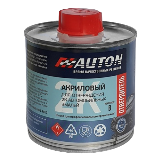 Авто эмаль 2K акрил авто эмаль AUTON, 601 қара ATN-P07377-085 – Ташкентда сатып алу | Auton | carpaint.kz