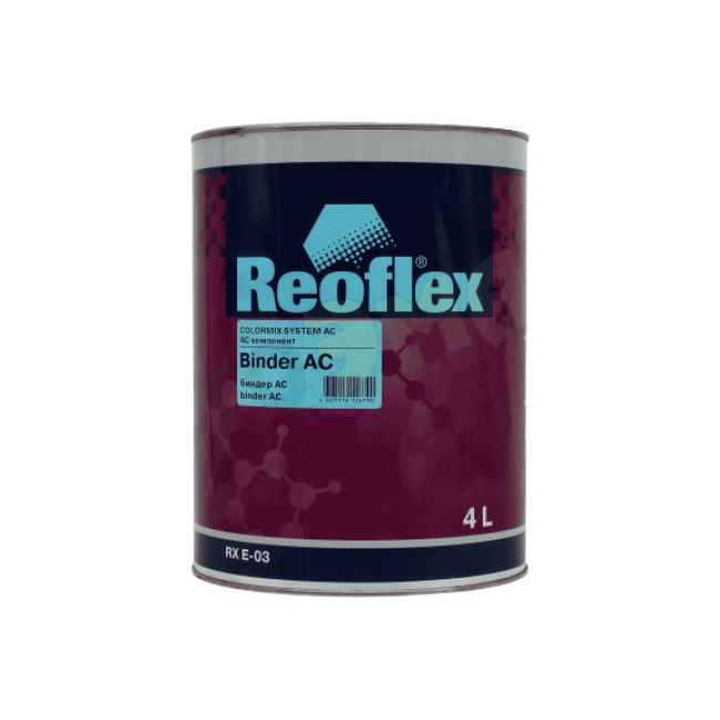 Reoflex MIX Акриловая эмаль 4+1 биндер, 4л RX E-03-4+1-4000 – купить в Ташкент | Reoflex | carpaint.kz