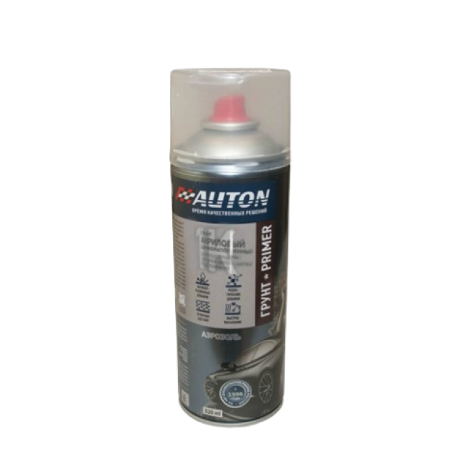 Auton Anti-corrosion primer with zinc, AUTON, Black, aerosol 520 ml ATN-A07637 – buy in Tashkent | carpaint.kz