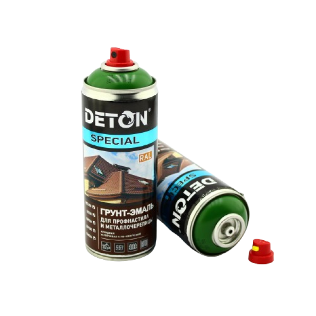 RAL 6002 DETON SPECIAL - Металл плиткалар үшін праймер эмаль - Жасыл парақ - Аэрозоль, 520 мл DTN-A07363 – Ташкентда сатып алу | Deton | carpaint.kz