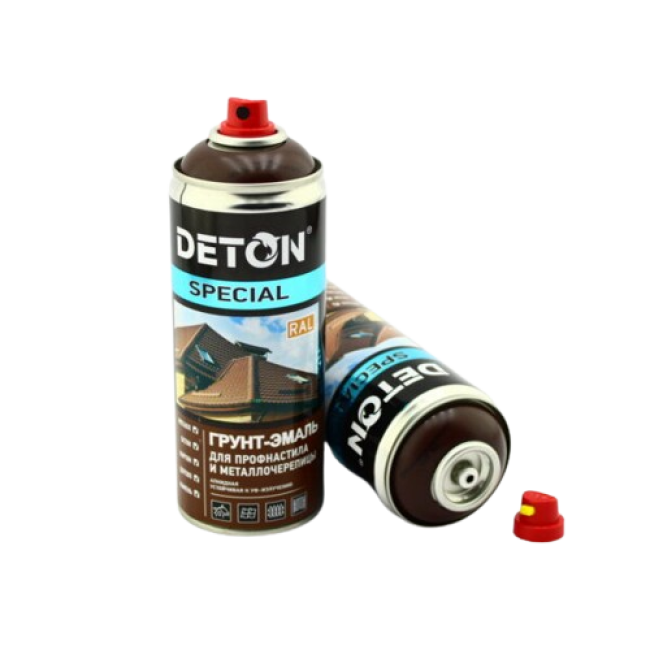 RAL 8017 DETON SPECIAL - Металл плиткалар үшін праймер эмаль - Шоколадты қоңыр - Аэрозоль, 520 мл DTN-A07294 – Ташкентда сатып алу | Deton | carpaint.kz