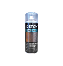 DETON SPECIAL - Грунт-эмаль молотковая - Черная - Аэрозоль, 520 мл