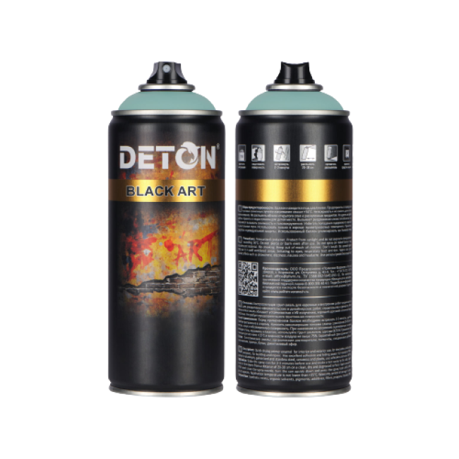 Deton 用于艺术和装饰作品的底漆珐琅 DETON ART，夜光绿色，气雾剂 520 毫升 DTN-A07694 图片 – 塔什干 | carpaint.kz
