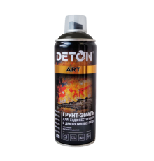 Көркем және сәндік жұмыстарға арналған праймер эмаль DETON ART, Metropolis grey, аэрозоль 520 мл