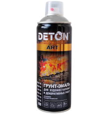 用于艺术和装饰作品的底漆珐琅 DETON ART 黑色，哑光，气雾剂 520 毫升