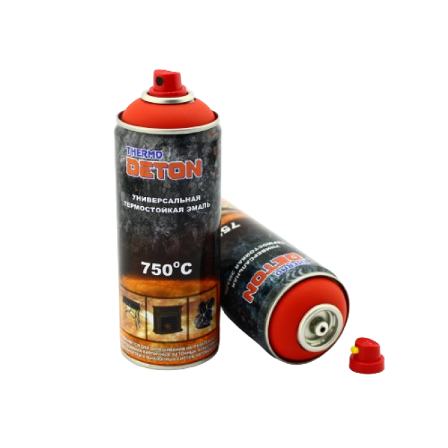 Deton DETON THERMO - Heat-resistant enamel - Red - Aerosol, 520 ml DTN-A70788 – buy in Tashkent | carpaint.kz