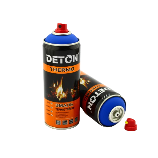 Deton DETON THERMO - 耐热瓷釉 - 蓝色 - 气雾剂，520 毫升 DTN-A70782 图片 – 塔什干 | carpaint.kz