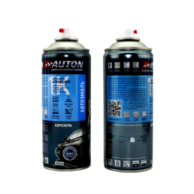 Авто эмаль Alkyd AUTON, Junior, аэрозоль 520 мл ATN-A46097 – Ташкентда сатып алу | Auton | carpaint.kz