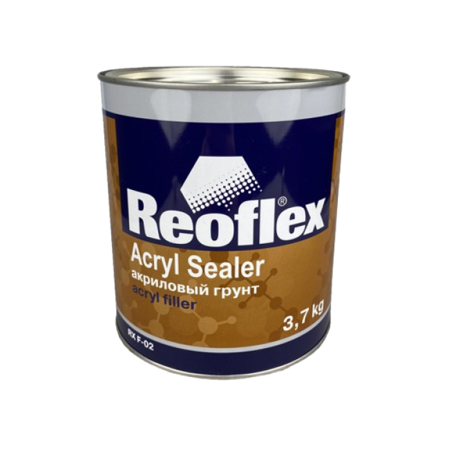 Reoflex Reoflex 1K 丙烯酸底漆，黑色，3.7 千克 RX F-02-3700-B 图片 – 塔什干 | carpaint.kz