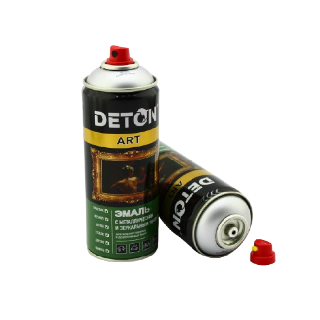 DETON ART - Металл эмаль - Алюминий - Аэрозоль, 520 мл DTN-A70732 – Ташкентда сатып алу | Deton | carpaint.kz