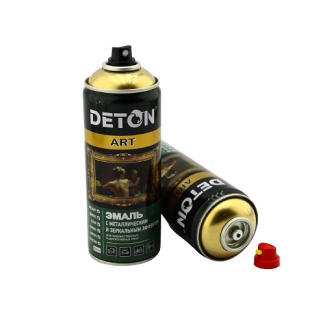 Deton DETON ART - 金属珐琅 - 金铬 - 气雾剂，520 毫升 DTN-A70690 图片 – 塔什干 | carpaint.kz