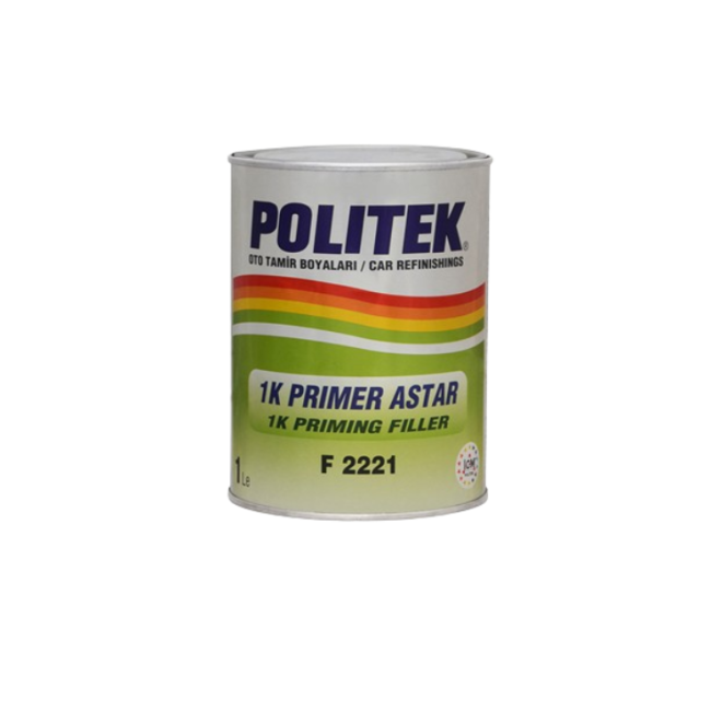 POLITEK 1K Primer Ақ ПРАЙМЕР ТОЛЫҚТЫРУ 1л. F2221-W – Ташкентда сатып алу | Politek | carpaint.kz