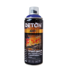 DETON ART - Праймер эмаль - Қою көк - Аэрозоль, 520 мл