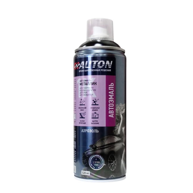 AN 608 Автоэмаль Металлик AUTON, Плутон, аэрозоль 520 мл ATN-A07391 – купить в Ташкент | Auton | carpaint.kz